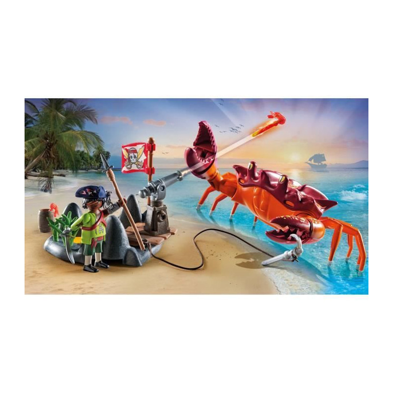 PLAYMOBIL 71532 Pirate and Giant Crab - The Pirates