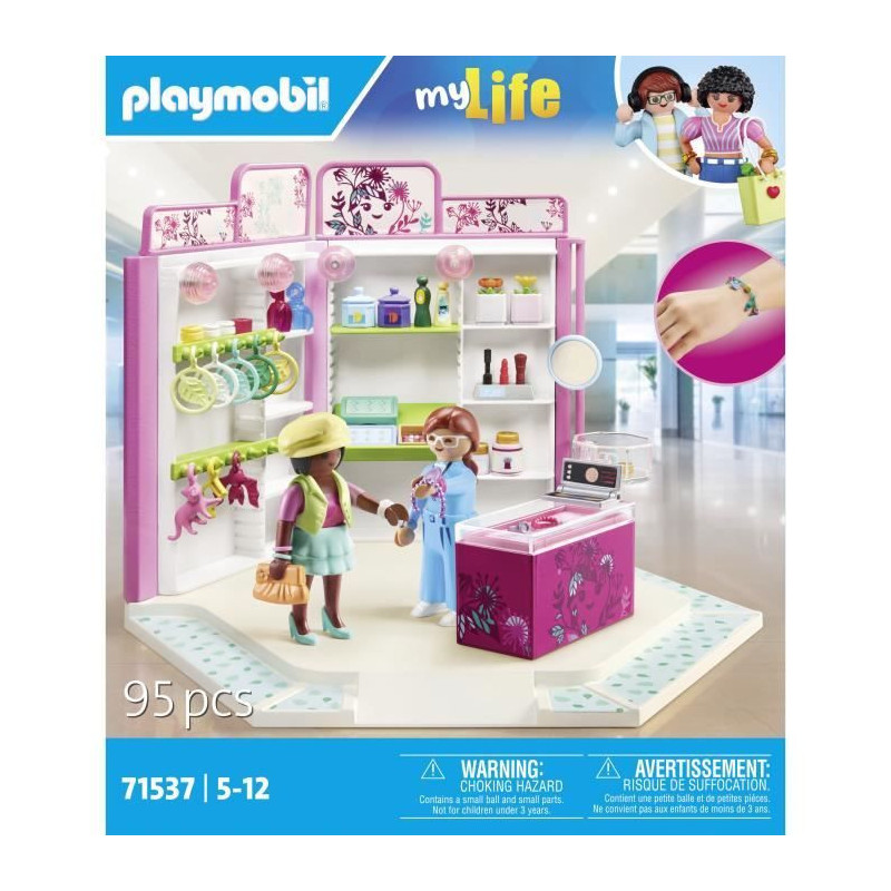 PLAYMOBIL 71537 Accessories Shop, My Life, 95 pieces, Ages 5 and up