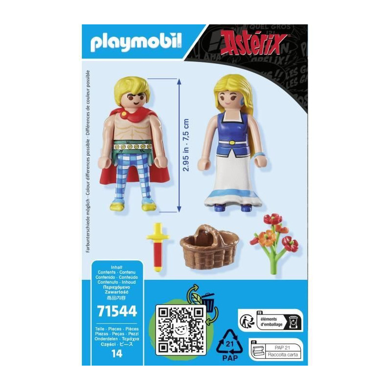 PLAYMOBIL 71544 Asterix: Tragicomix and Falbala
