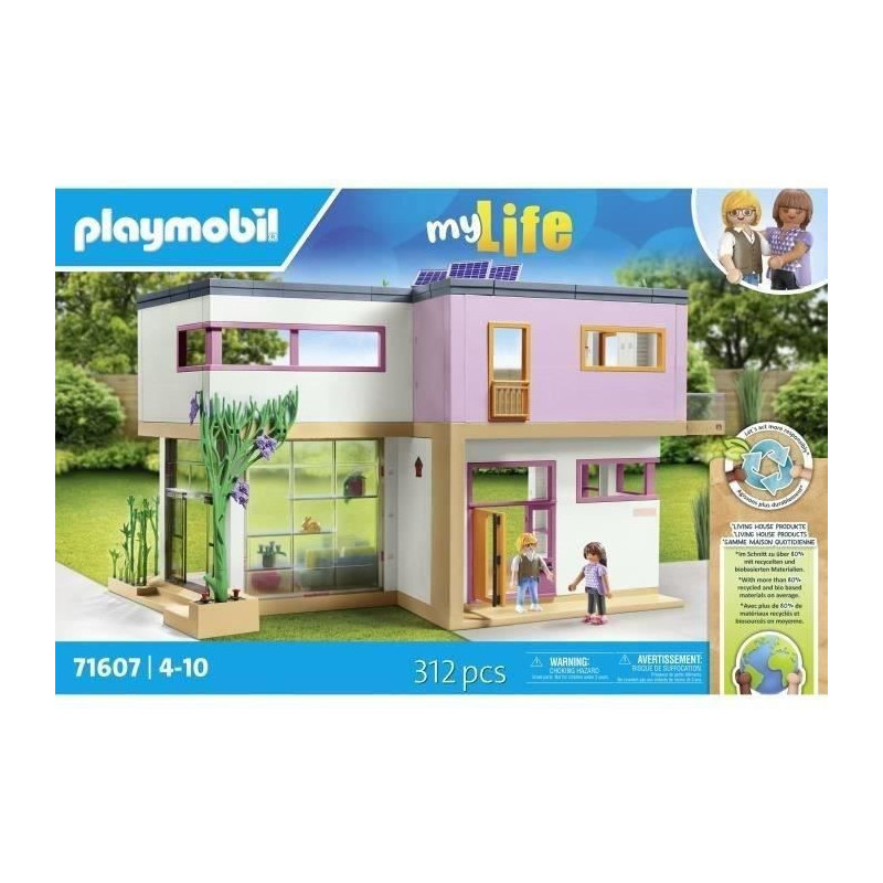 PLAYMOBIL 71607 Architect's House, My Life, 326 pieces, Ages 4 and up
