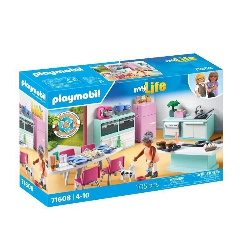 PLAYMOBIL 71608 Kitchen with central island, My life, Architect's hous