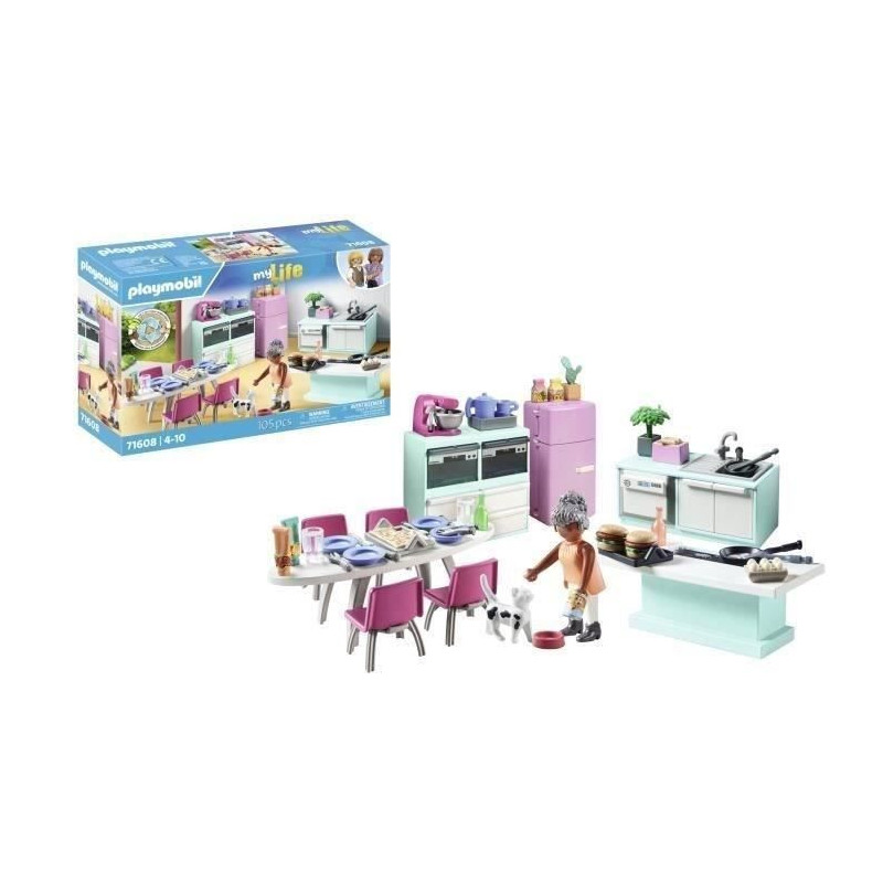 PLAYMOBIL 71608 Kitchen with central island, My life, Architect's hous