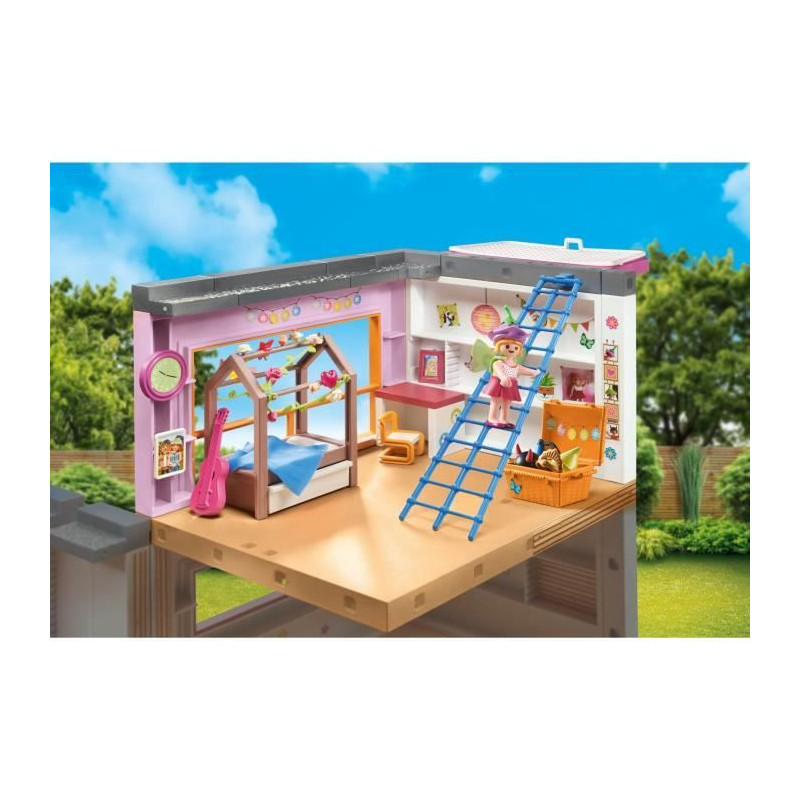PLAYMOBIL 71610 Children's bedroom with cabin bed, My Life Architectur