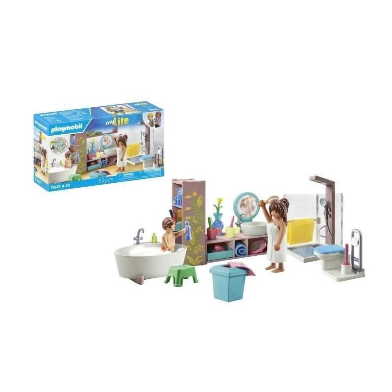 PLAYMOBIL - 71611 - Bathroom bathtub