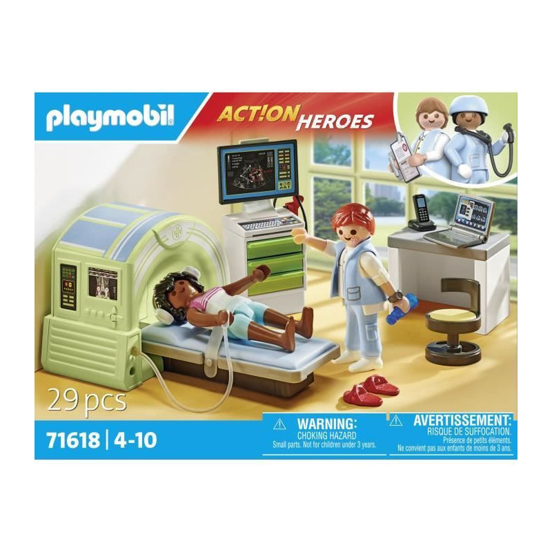 PLAYMOBIL - 71618 - Patient Medical Scanner