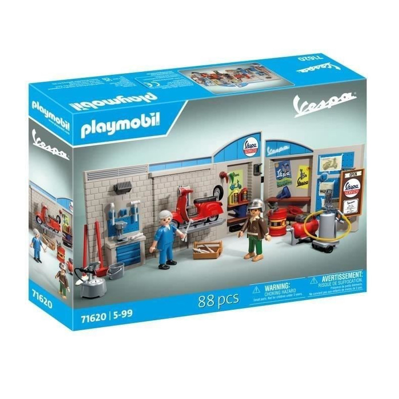 PLAYMOBIL - 71620 - Vespa Retro Garage