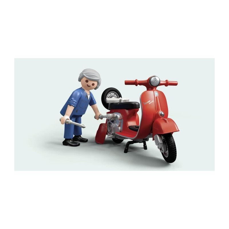 PLAYMOBIL - 71620 - Vespa Retro Garage