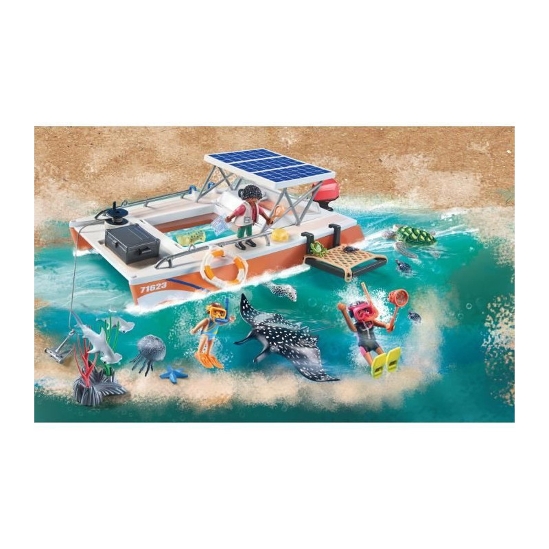 PLAYMOBIL - 71623 - Surveillance boat