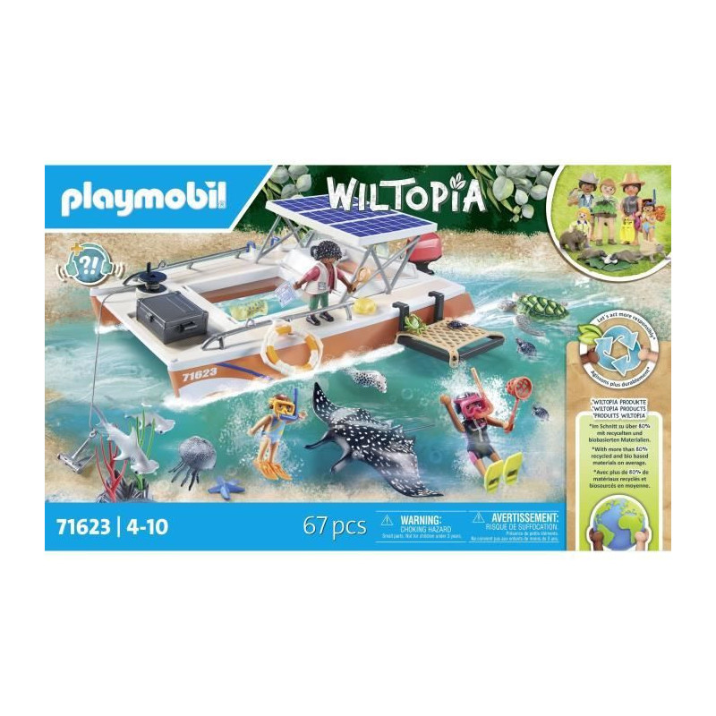 PLAYMOBIL - 71623 - Surveillance boat