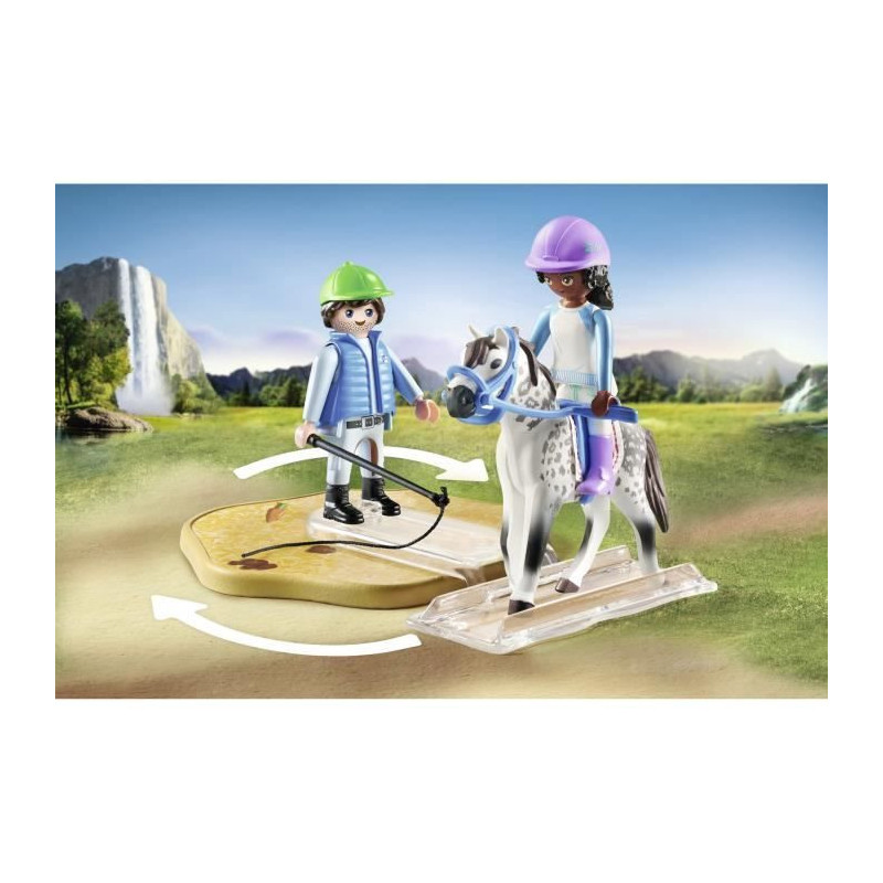 PLAYMOBIL 71637 Horses of Waterfall Riding Arena, 67 pieces, Ages 5+