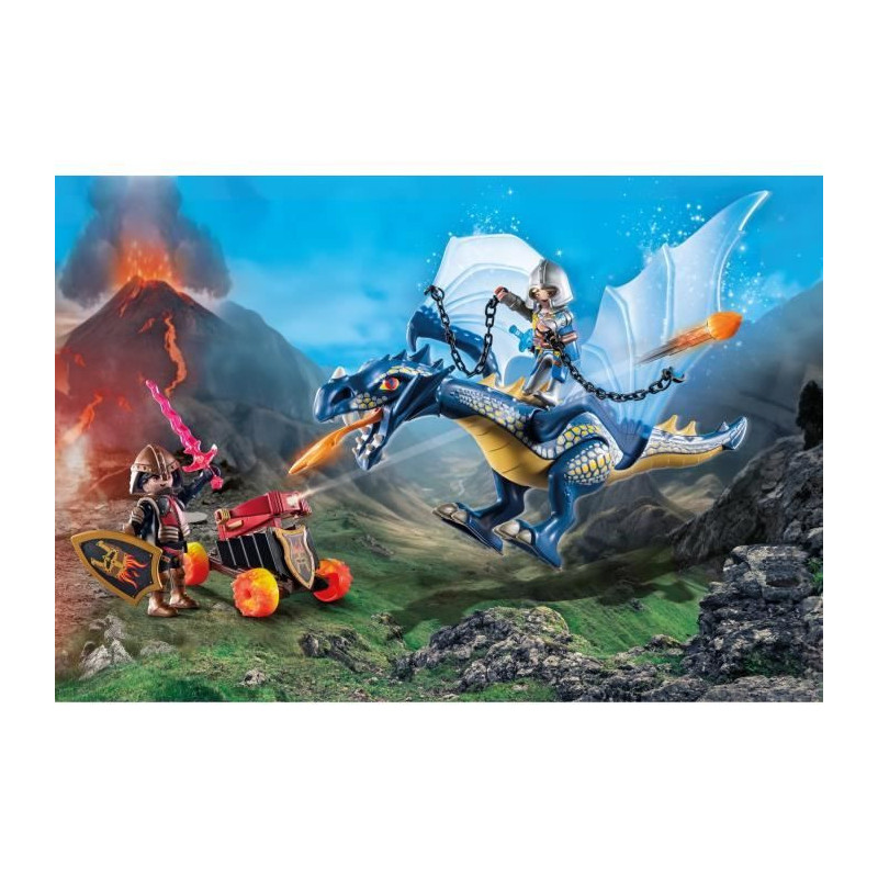 PLAYMOBIL 71644 Fighters with dragons and cannon, Novelmore, Dragon, 3