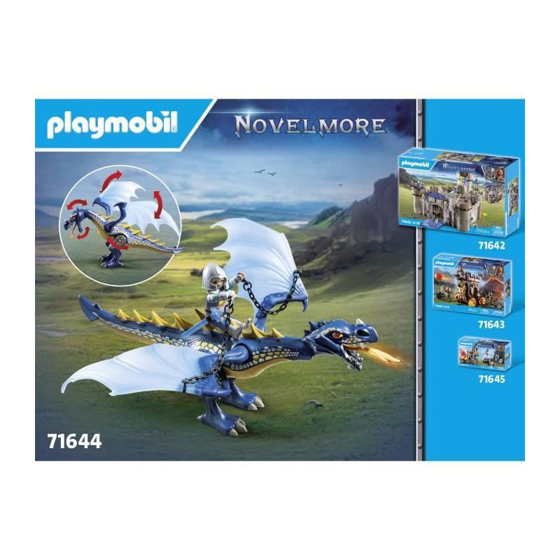 PLAYMOBIL 71644 Fighters with dragons and cannon, Novelmore, Dragon, 3