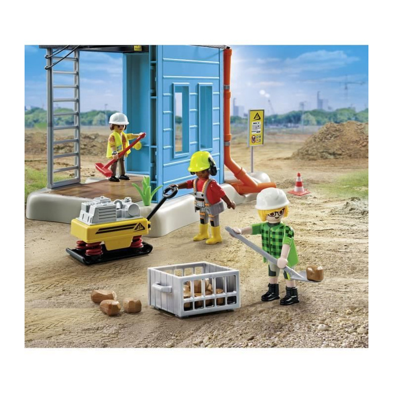 PLAYMOBIL - 71650 - Workers and construction site