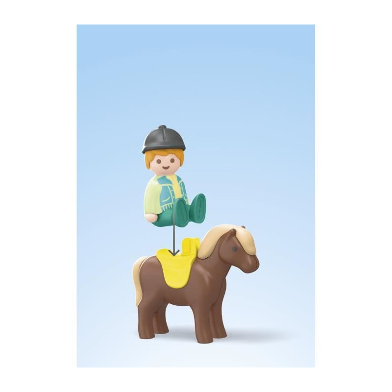 PLAYMOBIL Junior 71656 Farm tractor and animals, characters, For baby
