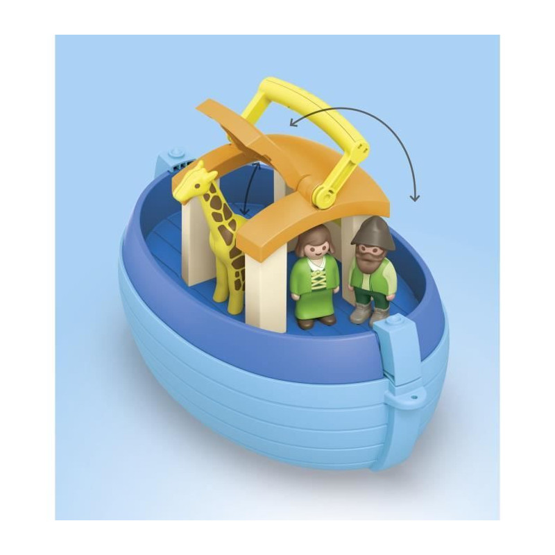 PLAYMOBIL 71681 Noah's Ark - Junior - Includes a floating boat - Ages