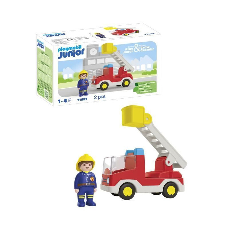 PLAYMOBIL JUNIOR - 71683 - Fire truck