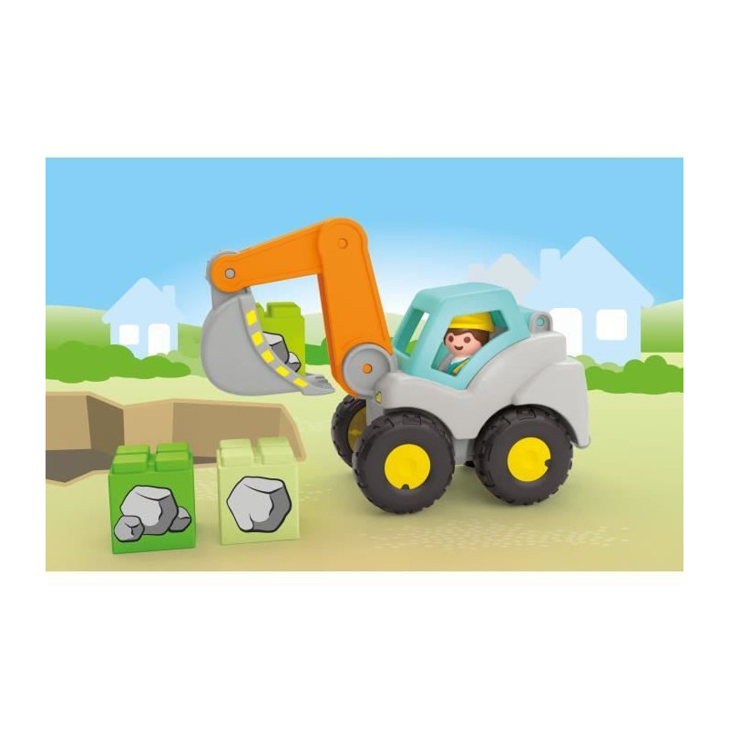 PLAYMOBIL Junior 71684 Excavator, For babies, From 12 months