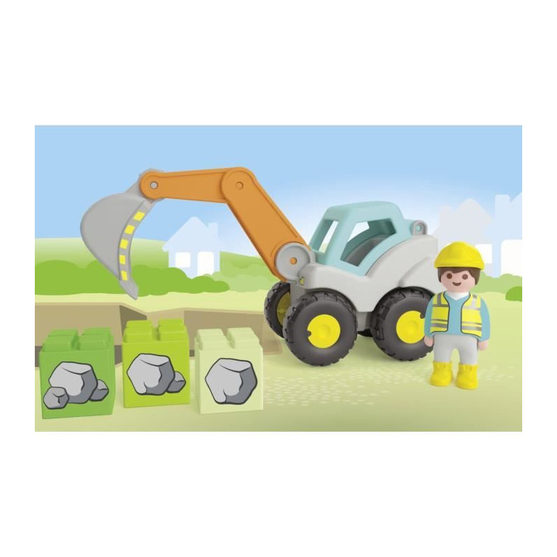PLAYMOBIL Junior 71684 Excavator, For babies, From 12 months
