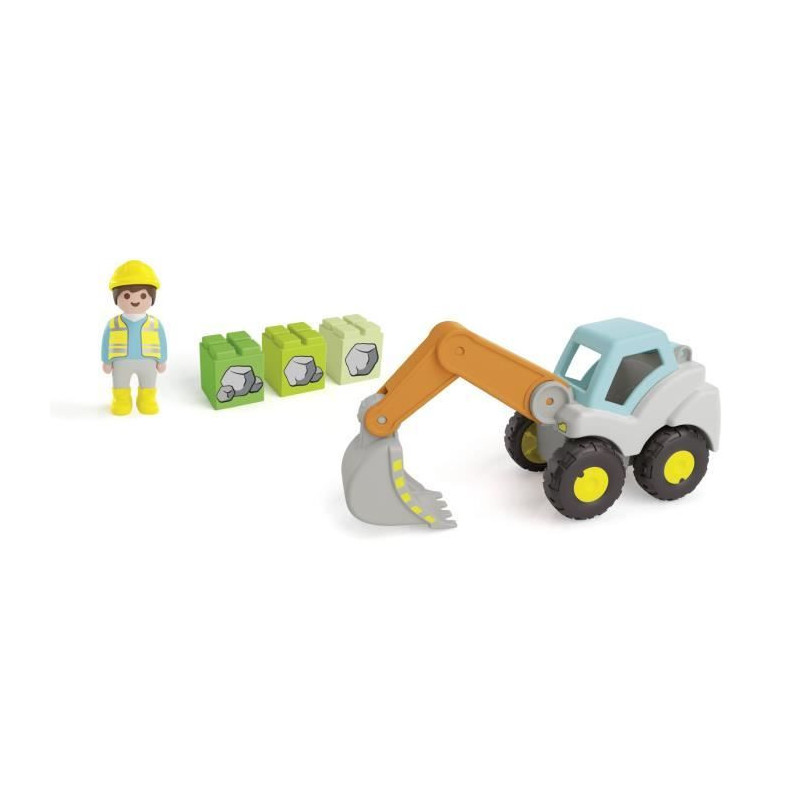 PLAYMOBIL Junior 71684 Excavator, For babies, From 12 months