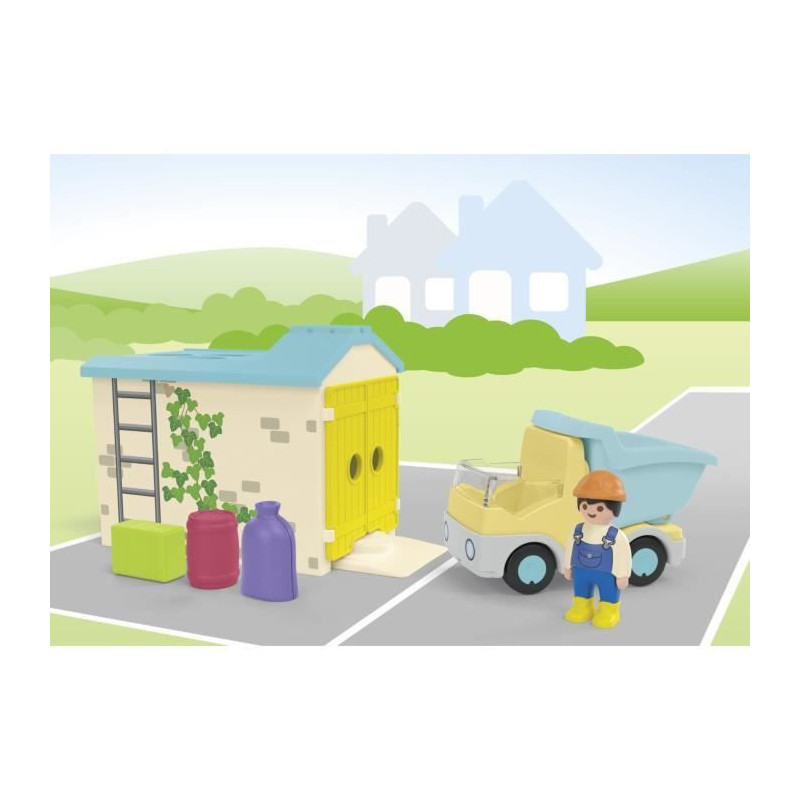 PLAYMOBIL Junior 71686 Truck and Garage Worker, Disney, From 12 months