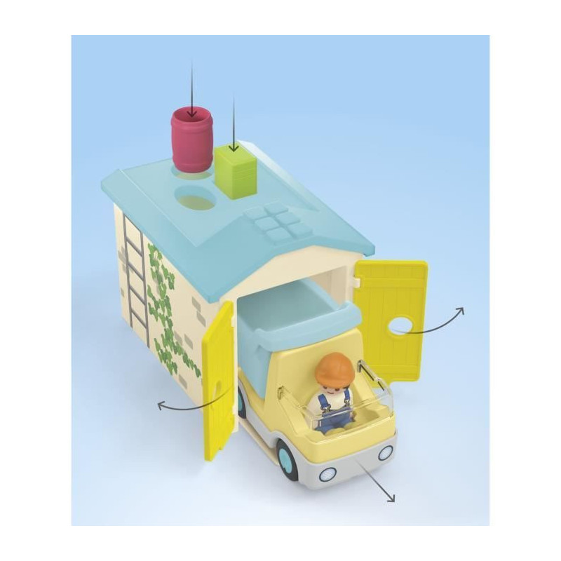 PLAYMOBIL Junior 71686 Truck and Garage Worker, Disney, From 12 months
