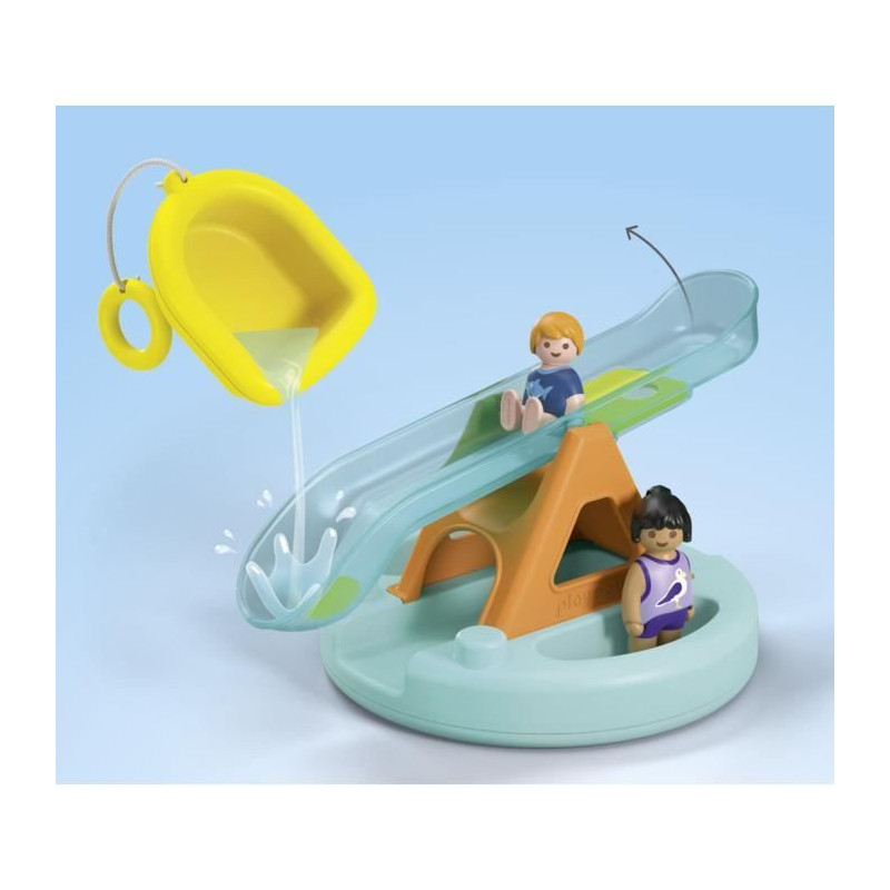 PLAYMOBIL Junior 71687 Island with water slideIncludes two figures, a