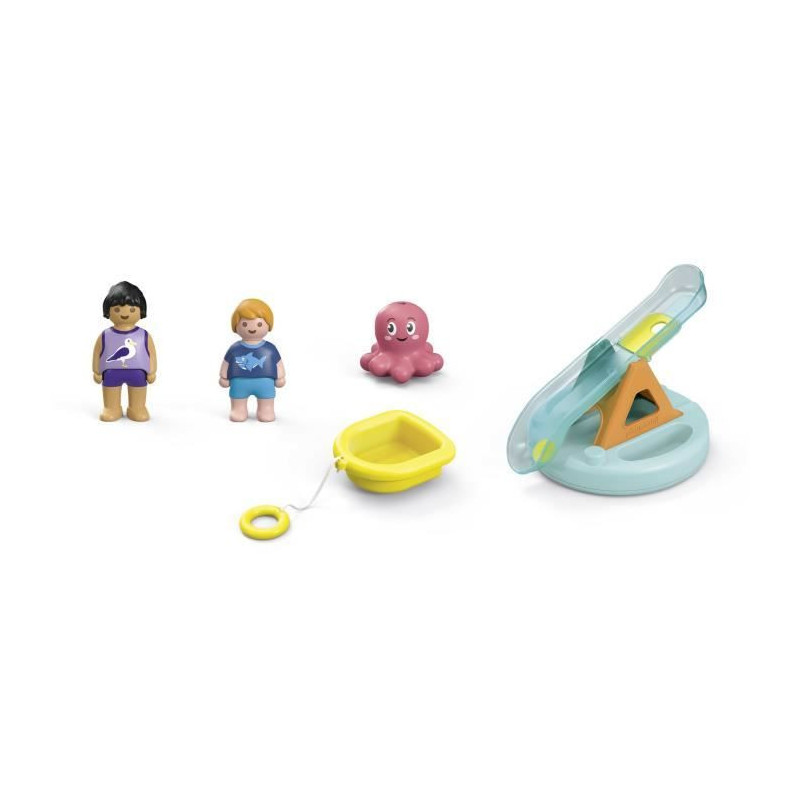 PLAYMOBIL Junior 71687 Island with water slideIncludes two figures, a