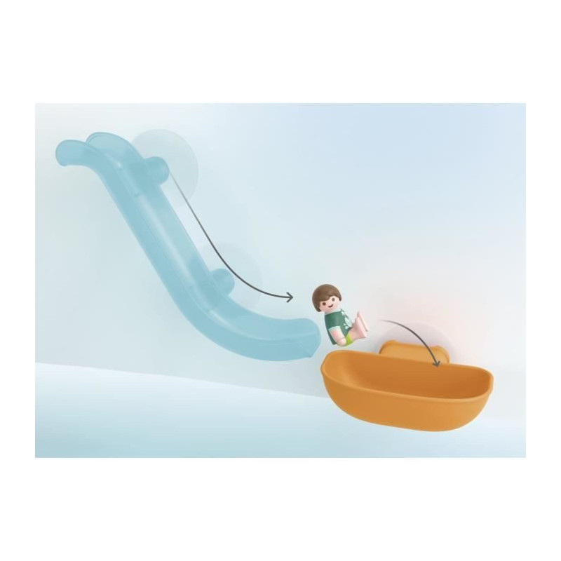 PLAYMOBIL Junior 71689 Water Slide and Sea Animals Includes figure, an