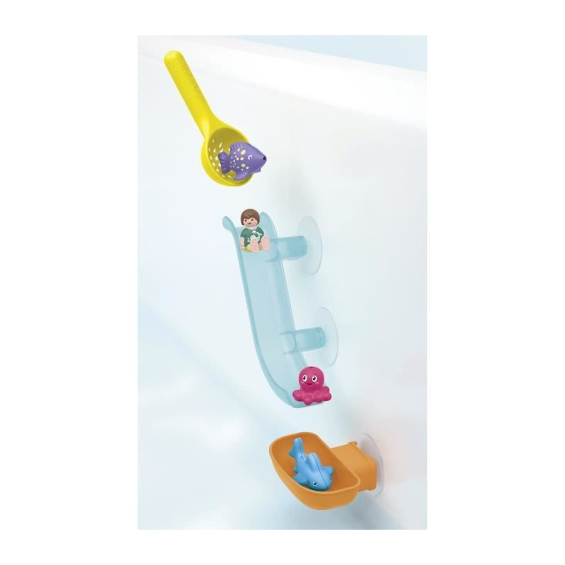 PLAYMOBIL Junior 71689 Water Slide and Sea Animals Includes figure, an