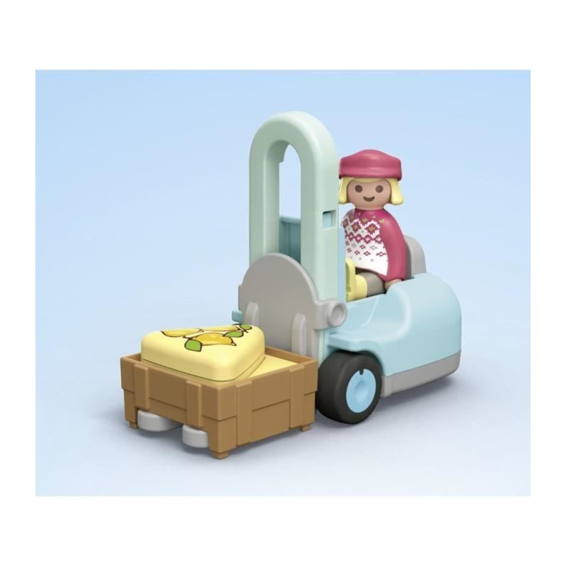 PLAYMOBIL JUNIOR - 71691 - Organic fruit and vegetable stall
