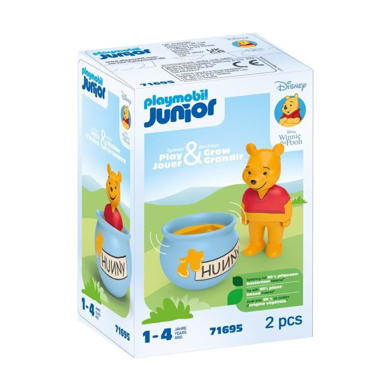 PLAYMOBIL JUNIOR 71695 Winnie the Pooh and Tumbler Honey Pot