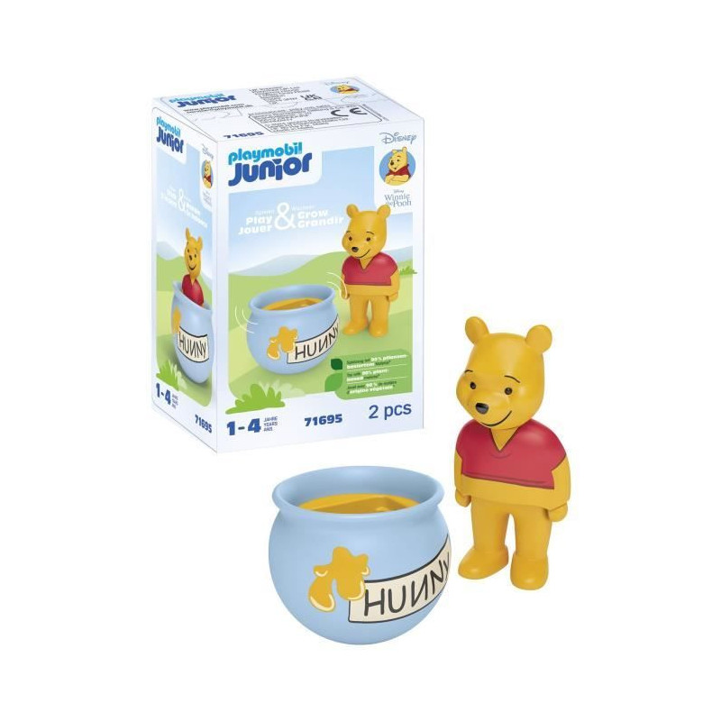 PLAYMOBIL JUNIOR 71695 Winnie the Pooh and Tumbler Honey Pot