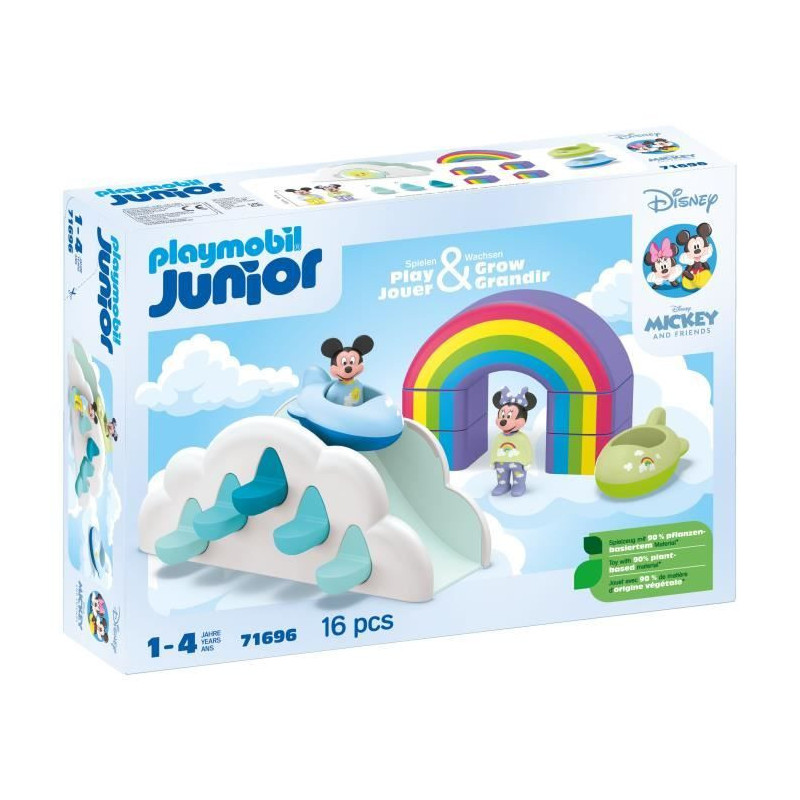 PLAYMOBIL JUNIOR 71696 Mickey and Minnie's Cloud House