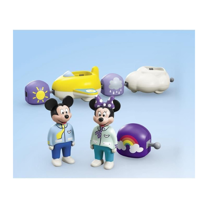 PLAYMOBIL 71697 Mickey and Minnie's Cloud Train - Disney - Includes Mi