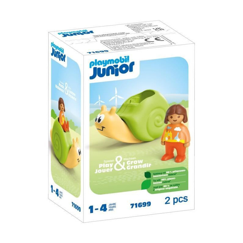 PLAYMOBIL JUNIOR 71699 Child with rocking snail Junior