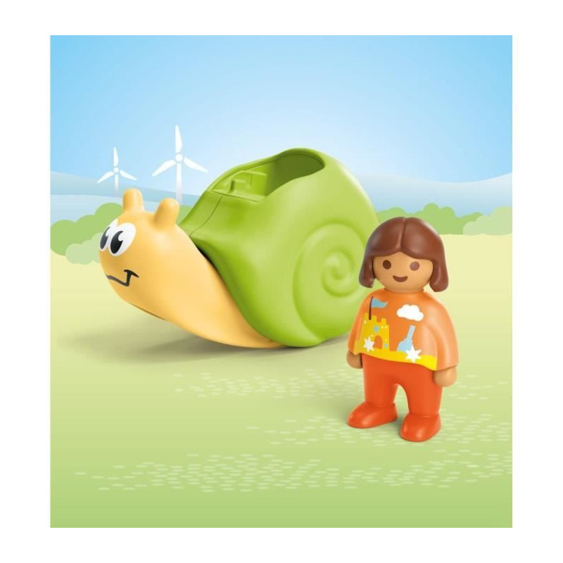 PLAYMOBIL JUNIOR 71699 Child with rocking snail Junior