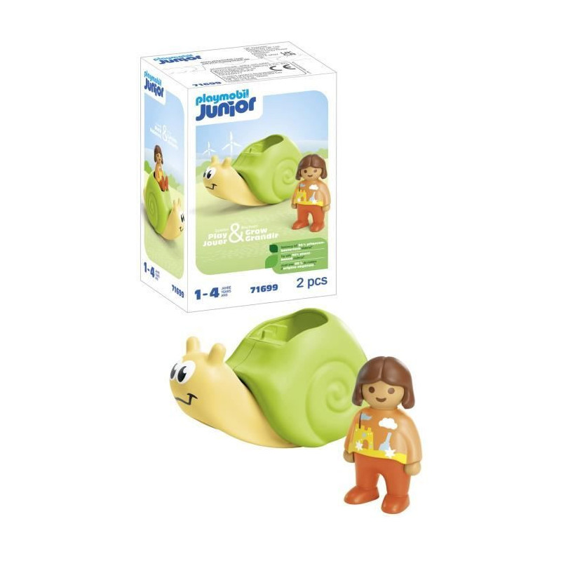 PLAYMOBIL JUNIOR 71699 Child with rocking snail Junior