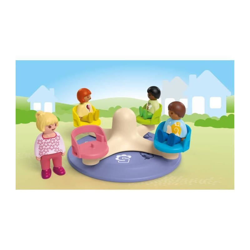 PLAYMOBIL Junior 71701 Children and turnstile - Includes four figures
