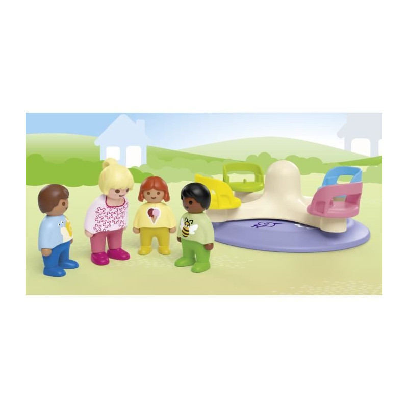 PLAYMOBIL Junior 71701 Children and turnstile - Includes four figures