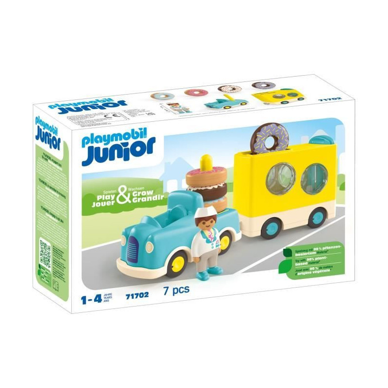 PLAYMOBIL JUNIOR - 71702 - Junior donut truck