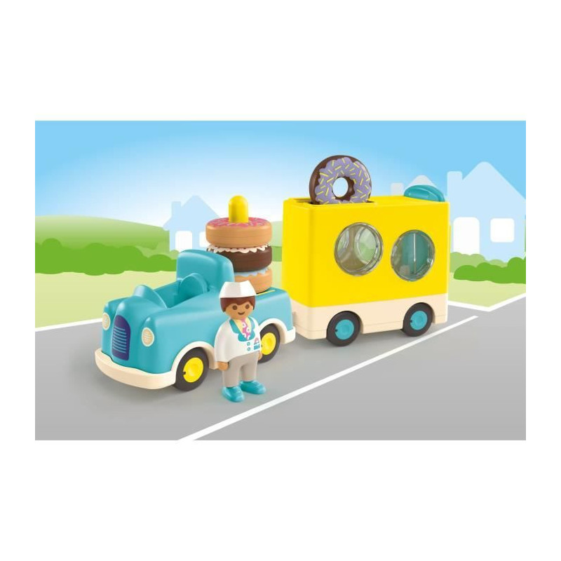 PLAYMOBIL JUNIOR - 71702 - Junior donut truck