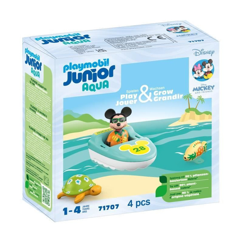 PLAYMOBIL JUNIOR 71707 Junior & Disney: Mickey with boat