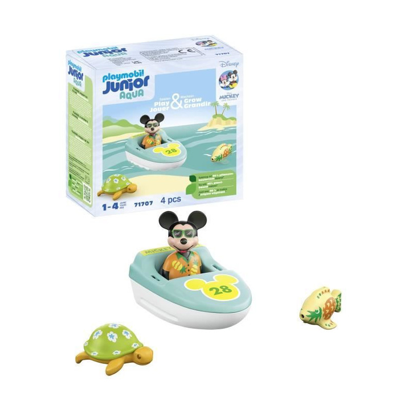 PLAYMOBIL JUNIOR 71707 Junior & Disney: Mickey with boat