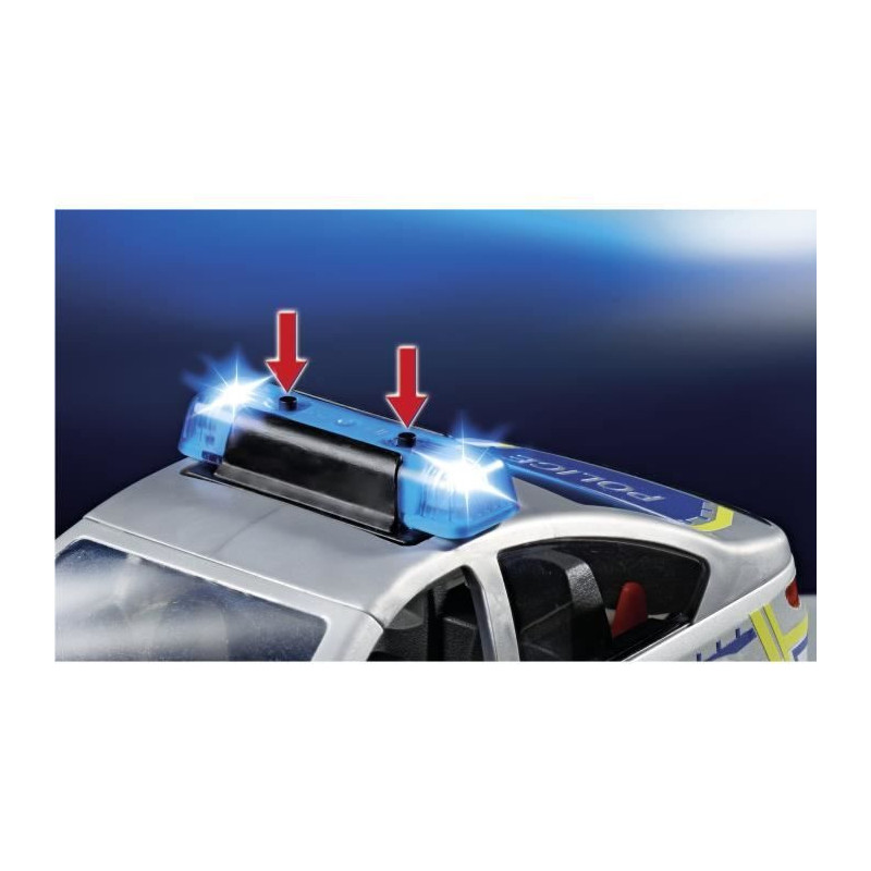 PLAYMOBIL 71729 Police car with siren and flashing light