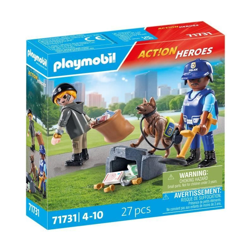 PLAYMOBIL 71731 Police Dog and Thief