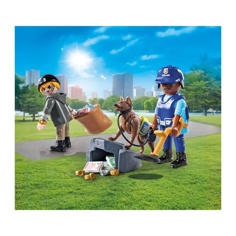 PLAYMOBIL 71731 Police Dog and Thief