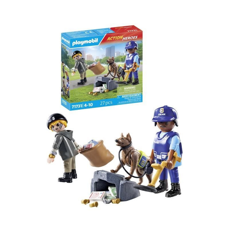 PLAYMOBIL 71731 Police Dog and Thief