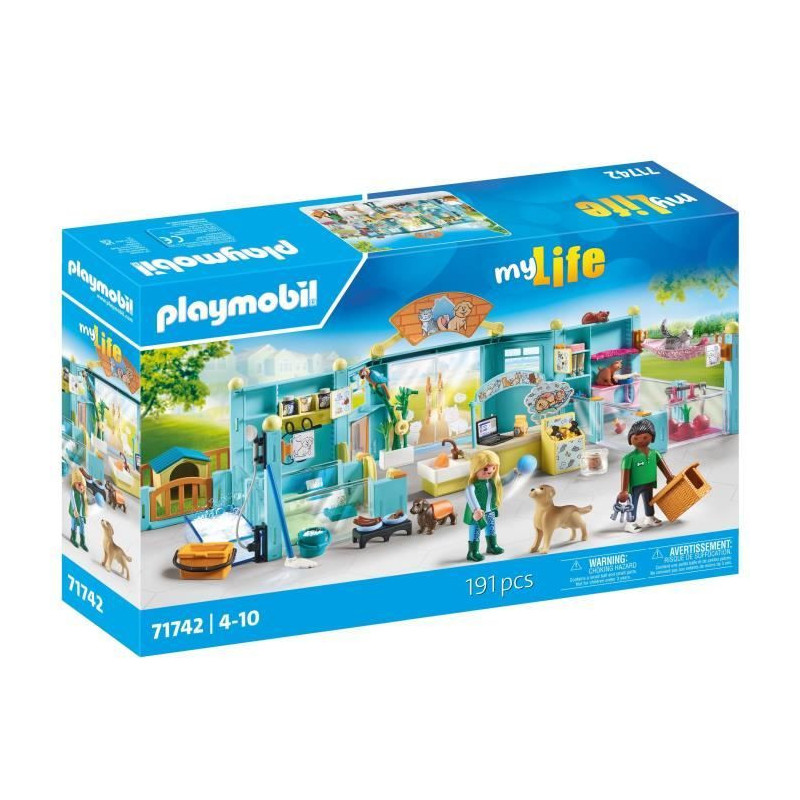 PLAYMOBIL 71742 Animal Hotel Caretakers Accessories