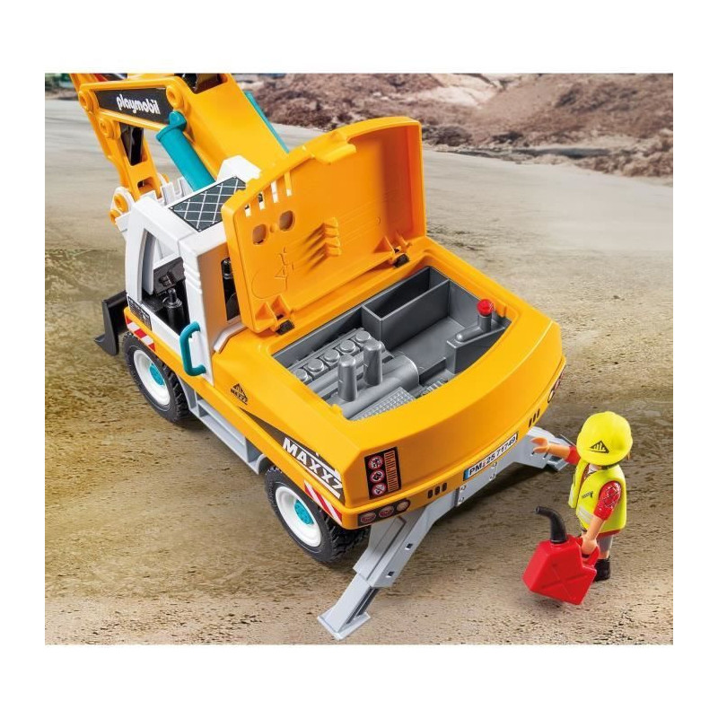 PLAYMOBIL 71749 Mechanical Excavator and Worker