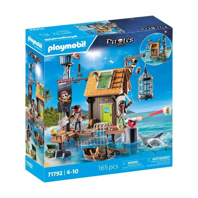 PLAYMOBIL 71792 Pirate Harbor and Lair with Prisons